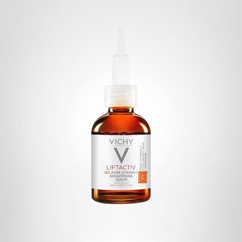 Vichy LiftActiv Vitamin C Serum For Face, Brightening Serum With 16% Pure Vitamin C + Hyaluronic Acid + Vitamin E, Improves Radiance & Firmness, Anti Aging, Protects Skin From Discoloration
