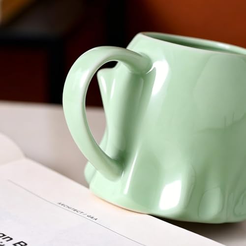 Green Halloween Ghost Mug 3D Ceramic Coffee Cup Novelty Drinkware