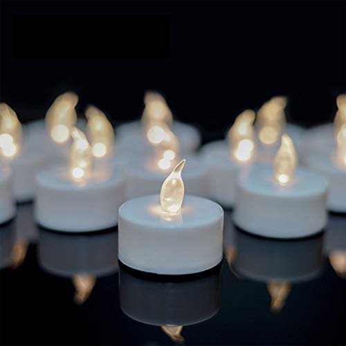 Flameless LED Tea Lights Candles - Warm White, 200 Pack - Safe Battery Operated Decorative Lights for Parties and Gifts