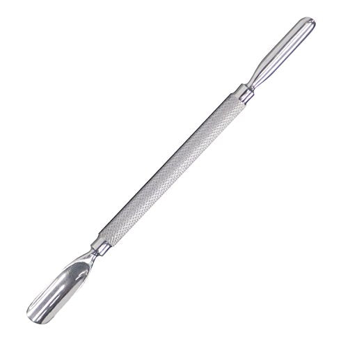Young Nails Slickpour Dual Metal Pusher - Precision Nail Care Tool for Perfect Manicures