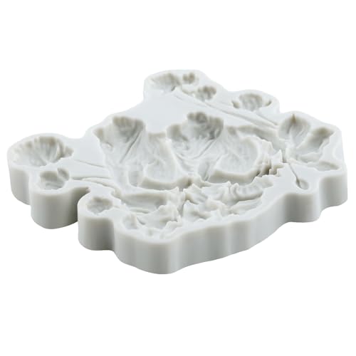 Frog & Lotus Flower Silicone Mold Set - Cake Decorating & Craft Supplies - Style C