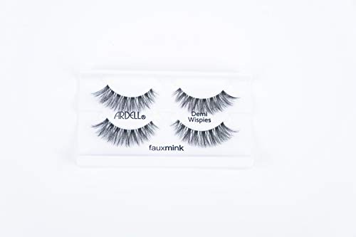 False Eyelashes Demi Wispies Pack of 2 – Natural-Looking, Knot-Free Invisiband, Lightweight