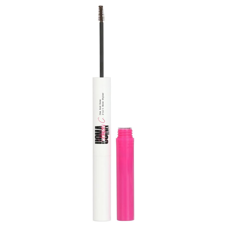 UOMA By Sharon C. Complete Brow Styler - One and Done Formula | Shade 6 Deep Brown