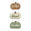 Putuo Decor Fall Pumpkin Wall Sign - Rustic Thanksgiving Door Decor