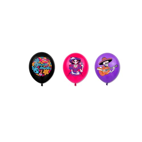 Red Dia De Los Muertos Party Decorations Kit 162 pcs for Halloween & Celebrations
