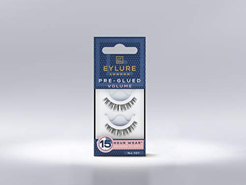 Pre-Glued False Eyelashes No. 101 Voluminous Lash 1 Pair - Eye-Opening Look