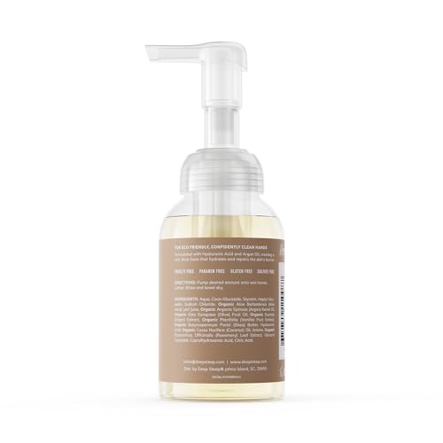 Deep Steep Foaming Hand Wash - Brown Sugar Vanilla, 8oz with Hyaluronic Acid
