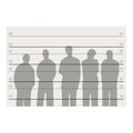 Police Lineup Photo Booth Backdrop Banner - 3.4 x 5.9 ft Party Decor