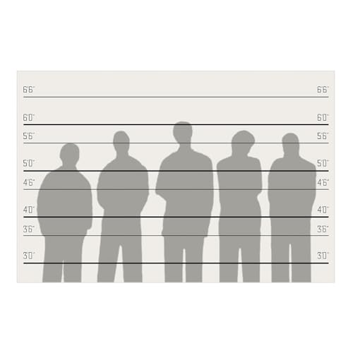 Police Lineup Photo Booth Backdrop Banner - 3.4 x 5.9 ft Party Decor