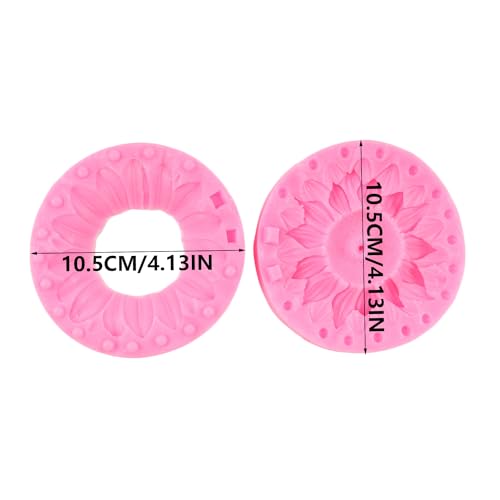 Sunflower Silicone Mold for Cake Decorating - Large Flower Fondant Chocolate Candy - Style H