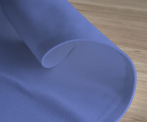 Calicot Placemats Set of 6 - 100% Cotton Washable Bel Air Blue 13x19"