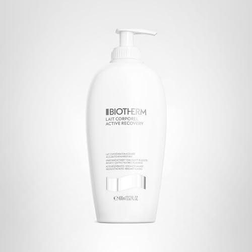 Biotherm Lait Corporel Active Recovery Body Milk, Enriched with Skin Nutrients for Damaged, Tight, Irritated, Itchy Skin with Regenerating Notes Of Almond Iconic Citrus, 13.5 Fl. Oz.