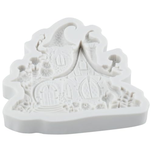 Haunted House Silicone Mold - Halloween Fondant & Candy Molds - Style P