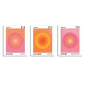 Angel Numbers Wall Art Prints Set of 3 - Spiritual Bedroom Decor 12x16 Inches