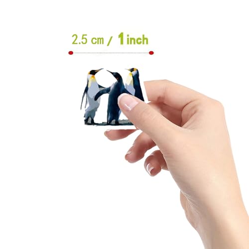 Penguin Stickers Set - 500 Self-Adhesive Cartoon Decals for Crafts & Decoration