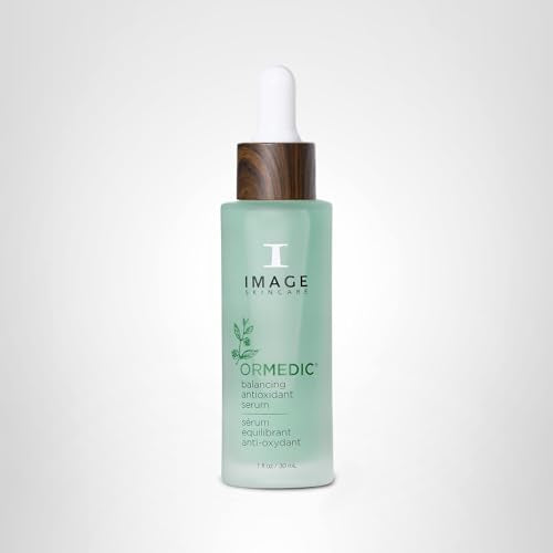 IMAGE Skincare, ORMEDIC Balancing Antioxidant Serum, Hydrates & Soothes Skin with Organic Aloe Vera, Vitamin C, & Botanical Extracts, 1 fl oz