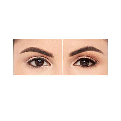 Reusable False Eyelashes with Clear Band and Adhesive - Natural Accent No. 003