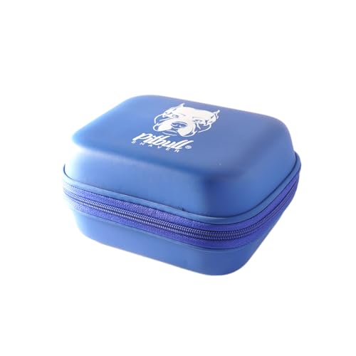 Skull Shaver Pitbull Travel Case - Protects Pitbull Series Electric Shavers & Accessories - Blue - Without Flex Cushion, Blue, L, Without Flex Cushion