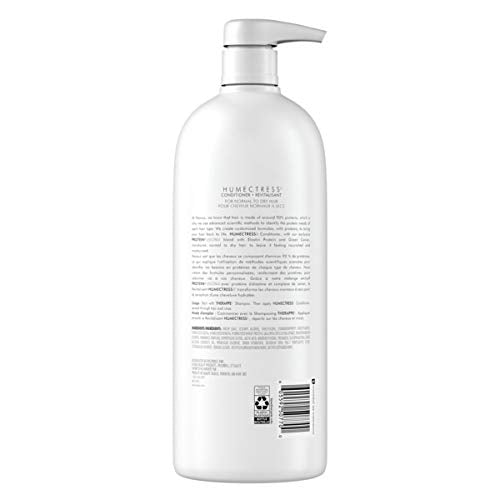 Nexxus Humectress Moisturizing Conditioner - Ultimate Hydration for Dry Hair | Silicone-Free, 44 oz