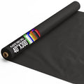 Black Plastic Rectangular Tablecloth Roll 300 Feet - Disposable Banquet Cover