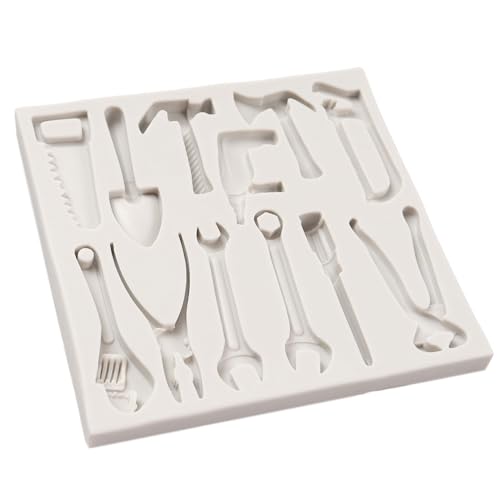 Construction Tools Silicone Fondant Mold Hand Tools Set - Style A