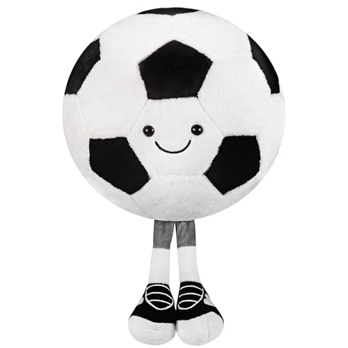 Soccer Plush Pillow - Soft Football Cushion for Kids & Decor
