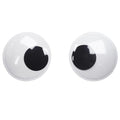 Giant Self-Adhesive Wiggle Eyes - 7.5 Inch Large Eyes for Halloween, Crafts & Decorations (2 Pack)