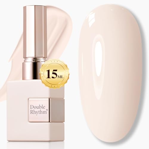 Double Rhythm 15ML Gel Polish - Cream White, Same Color, Soak Off Nail Art