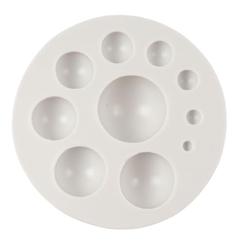 Pearl Fondant Mold Semi Sphere Chocolate Silicone Mold - Style C