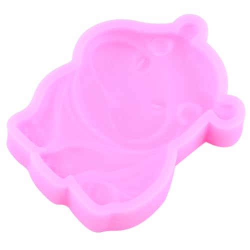 3D Hippo Silicone Mold for Cake Decor Chocolate Candy Gumpaste