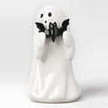 Halloween Ghost Statue - Bat Ghost Finger Sculpture Home Decor - Humorous Holiday Ornament