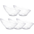 20 Oz Clear Plastic Party Bowls - 12 Pack, Food-Grade, Reusable & Disposable