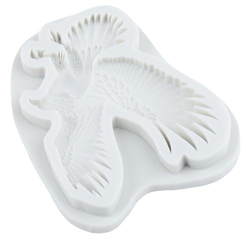 Eagle Silicone Mold Bird Eagle Cake Decorating Fondant Mold Set of 4 - Style A