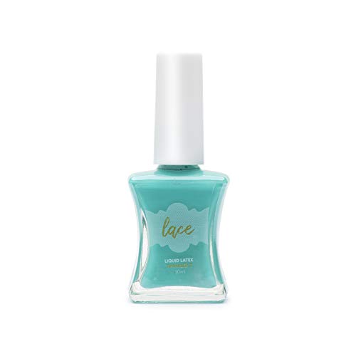Liquid Latex Peel Off Tape for Nail Art & Sponging - Mint Blue