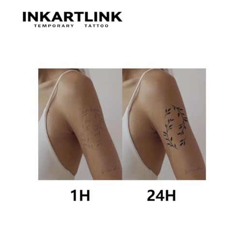Stars and Moon Shining Temporary Tattoos - Waterproof, Realistic, Durable, Semi-Permanent, INKARTLINK