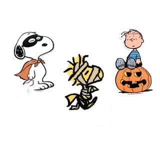 Halloween Peanuts Window Gel Clings with Snoopy Pumpkin Set of 3 - Reusable Holiday Decorations