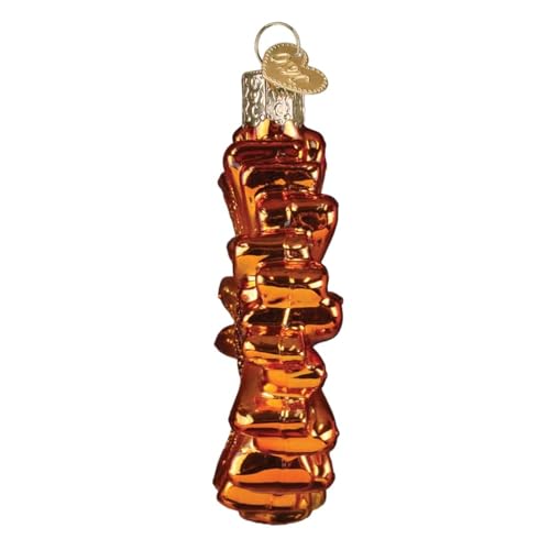 Sunset Gerbera Daisy Glass Ornament - Handcrafted Holiday Tree Decoration