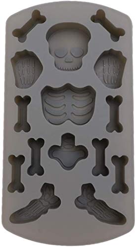 Silicone Skeleton Bone Mould for Halloween Cake Decoration and Ice Cubes