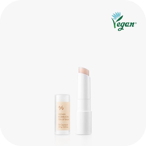 Dr.Ceuracle Vegan Kombucha Tea Lip Balm - Hydrating, Lightweight Moisturizer for Dry Lips | 3.7 g / 0.13 oz.
