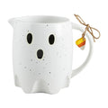 Glow-in-the-Dark Ghost Pitcher 70 oz Ceramic Spooky Serving Ware