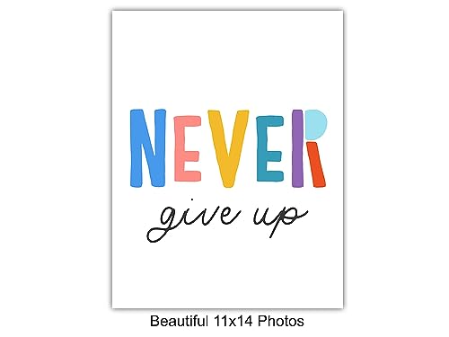 Kids Room Wall Art - Inspirational Quotes 11x14 - Nursery & Classroom Decor - Family Signs - Unframed Poster - Variation of THIS listing