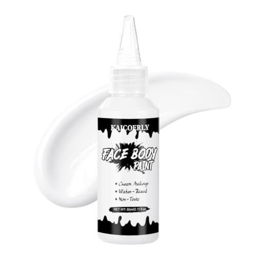 White Face Body Paint - Water-Based Makeup Cream 60mL - SFX & Cosplay