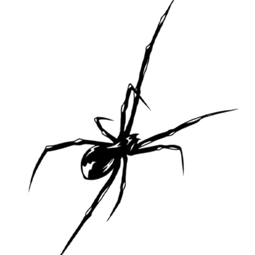 Semi Permanent Tattoo Sheets - Long Legged Spider Animal Design - Waterproof & Skin-Safe - Variation: Animal-MAN26