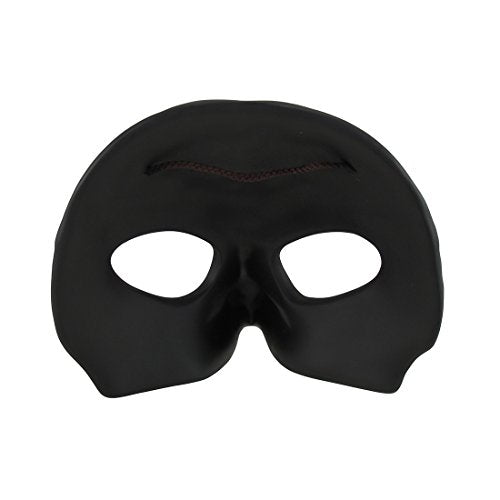 Black Crow Beak Carnival Mask Wall Hanging Decor - Gothic Halloween Accent