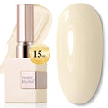 Double Rhythm 15ML Gel Nail Polish - Cream Beige, Same Color, Soak Off, Manicure & DIY