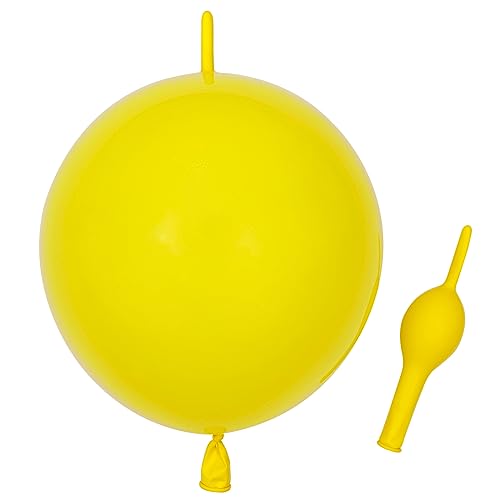 Yellow Link Balloons 12 Inch Latex Party Decorations - 120 Pcs