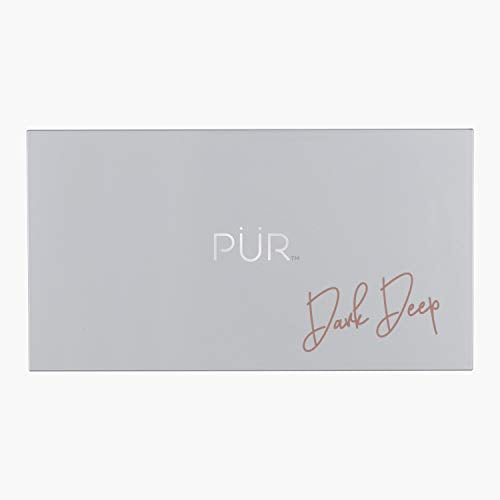PÜR MINERALS 4-in-1 Skin-Perfecting Powders Face Palette, Dark-Deep, 1 Ct.