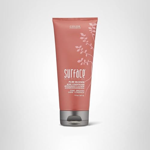Surface Hair - Pure Blonde Rose Conditioner -Tones, Brightens & Protects Hair - 7 fl oz