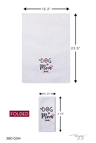 Dog Microfiber Dish Towels Set of 4 - Fun Fall Kitchen Decor & Gift - Variation of THIS listing
