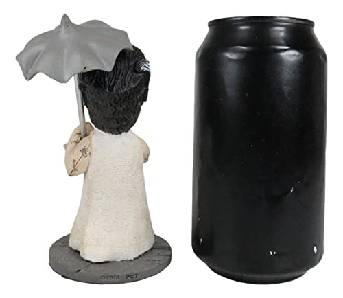 Mrs Frankenstein Carrying Umbrella Halloween Monster Figurine - Day of The Dead Voodoo Mythical Creature